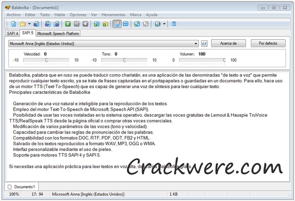 Balabolka 2.15.0.770 Crack + Free Serial Key For Mac/Windows (2021)