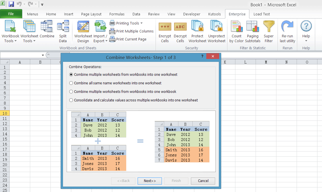 activate kutools in excel